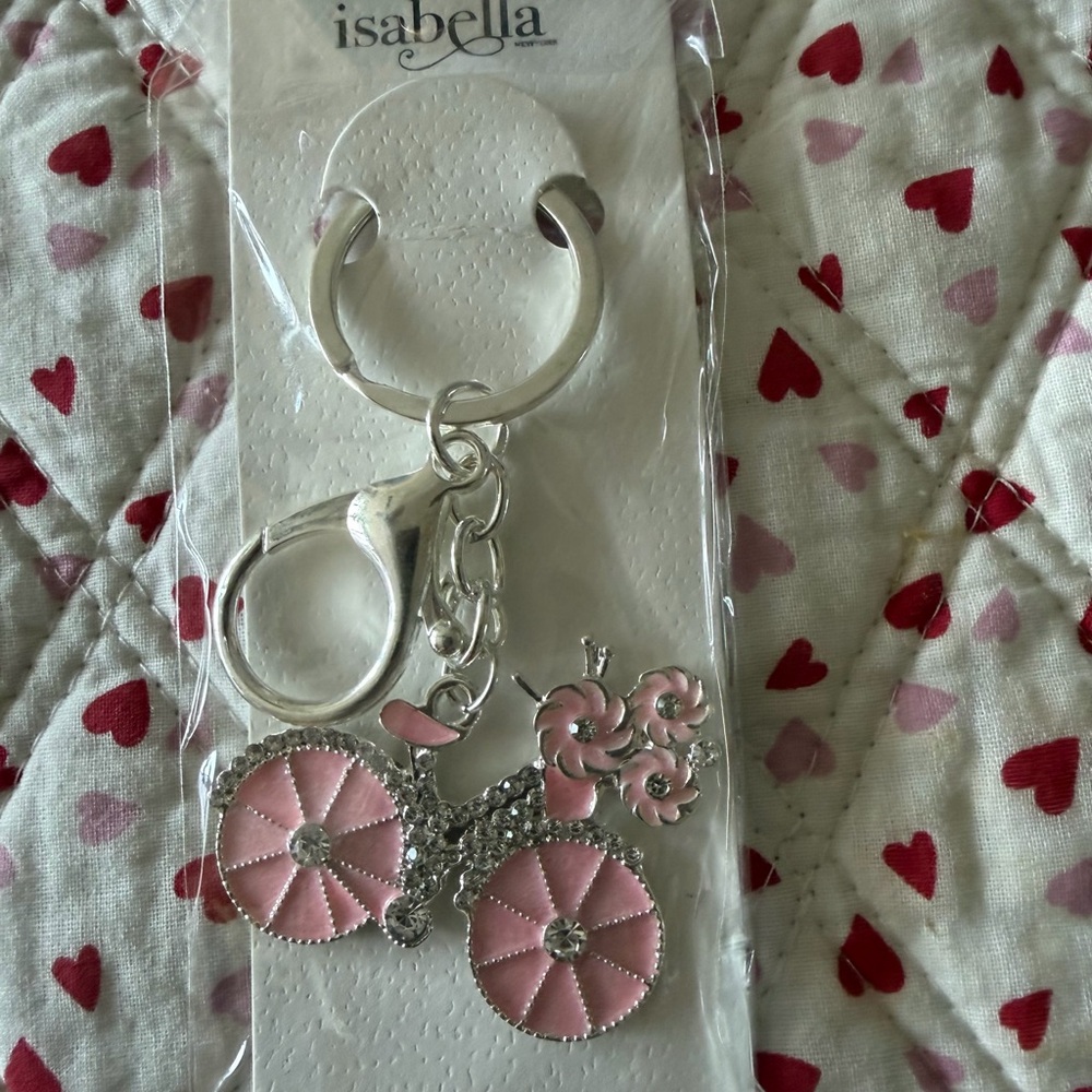 Pink and Silver .